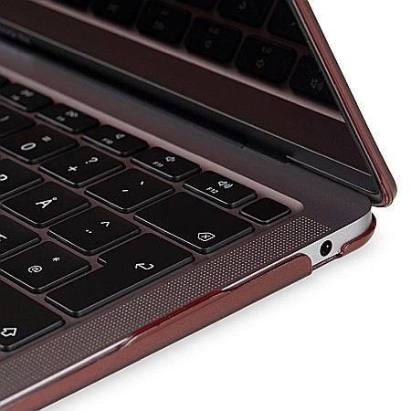 Carcasa de protectie pentru MacBook Pro M1/M2 14-inch A2442, A2779 - Wine Red [6]