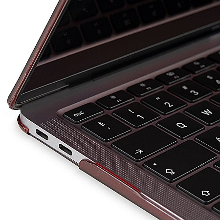 Carcasa de protectie pentru MacBook Pro M1/M2 14-inch A2442, A2779 - Wine Red [5]