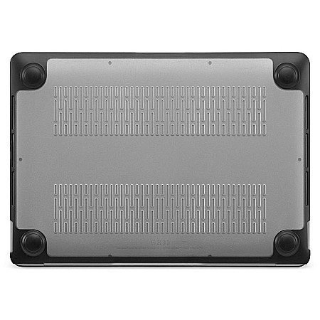 Carcasa de protectie Soft Edges pentru MacBook Pro M1/M2 16-inch A2485, A2780 - Negru-Transparent [2]
