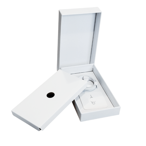 Curatare - Intretinere - Organizare - Set 50 bucati cutii albe pentru telefon (iphone sau android)