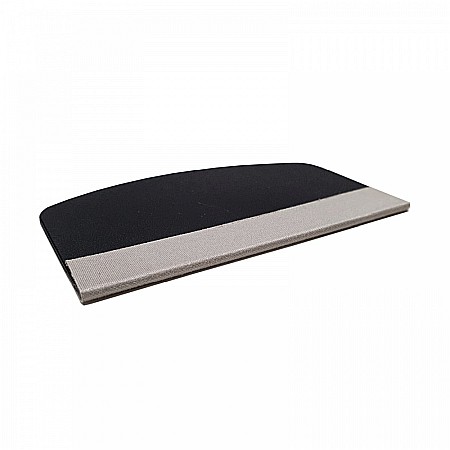 Spatula din plastic si material textil pentru aplicat folii de protectie, 9.3 cm, negru [1]