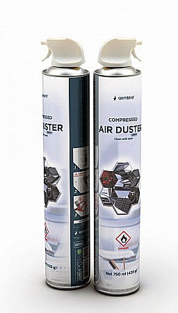 Unelte & Accesorii - Spray curatare cu aer comprimat 750 ml, Gembird