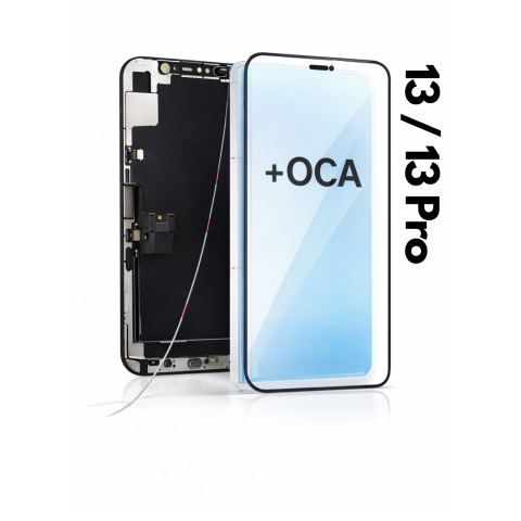 Piese & Accesorii iPhone - Sticla frontala ( pentru refurbished) + OCA Adeziv pentru iPhone 13,iPhone 13 Pro