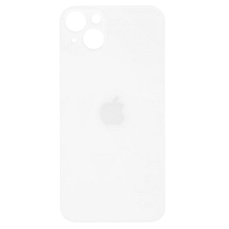 iPhone 14 Plus - Sticla spate carcasa compatibil cu iPhone 14 Plus Alb