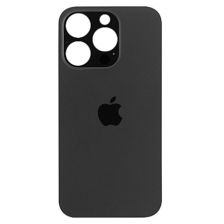 Housing iPhone - Sticla spate carcasa compatibil cu iPhone 14 Pro, Negru