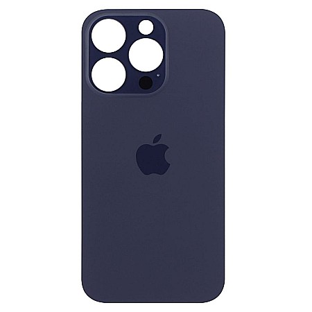 Housing iPhone - Sticla spate carcasa compatibil cu iPhone 14 Pro, Big Hole - Mov
