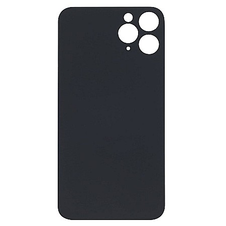 Sticla spate carcasa pentru iPhone 11 Pro, Big Hole - Space Grey [1]
