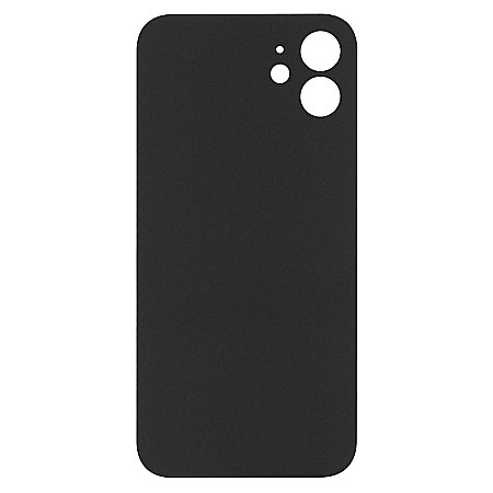 Sticla spate carcasa compatibil cu iPhone 12 Mini, RED, Big hole [1]