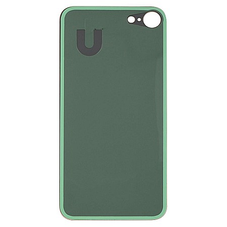 Sticla spate carcasa compatibila cu telefon Apple iPhone 8, Gold, Big Hole [1]