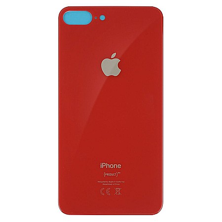 Housing iPhone - Sticla spate carcasa pentru iPhone 8 Plus Red