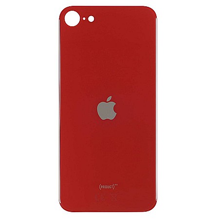 iPhone SE 2020 2nd - Sticla spate carcasa pentru iPhone SE 2020, Big Hole - RED