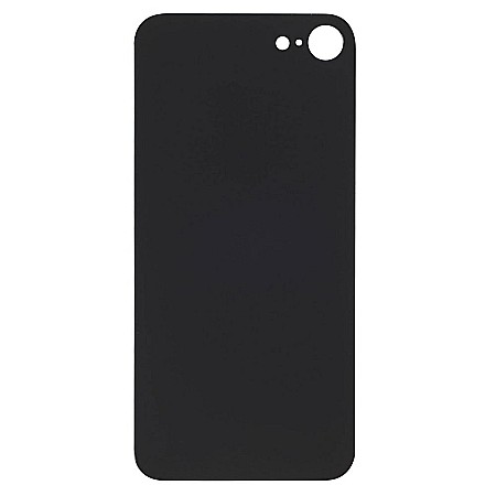 Sticla spate carcasa pentru iPhone SE 2020, Big Hole - Space Grey [1]