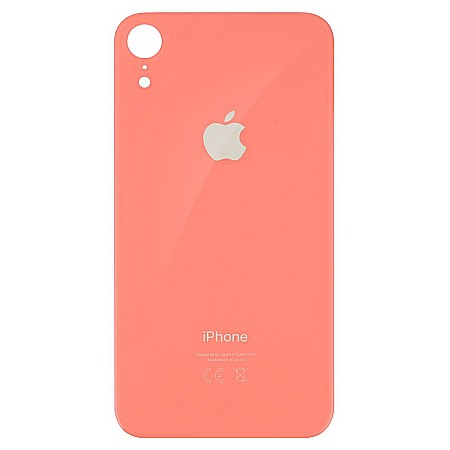 iPhone XR - Sticla spate carcasa iPhone XR Orange - Big Hole