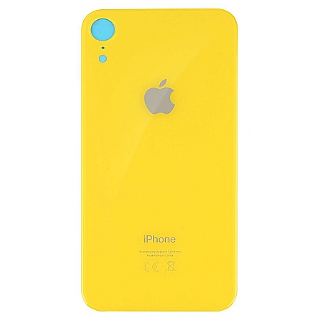 iPhone XR - Sticla spate carcasa iPhone XR Yellow - Big Hole