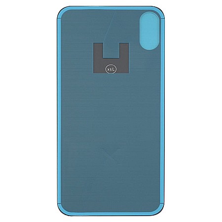 Sticla spate carcasa compatibila cu telefon Apple iPhone XS, Alb, Big Hole [1]