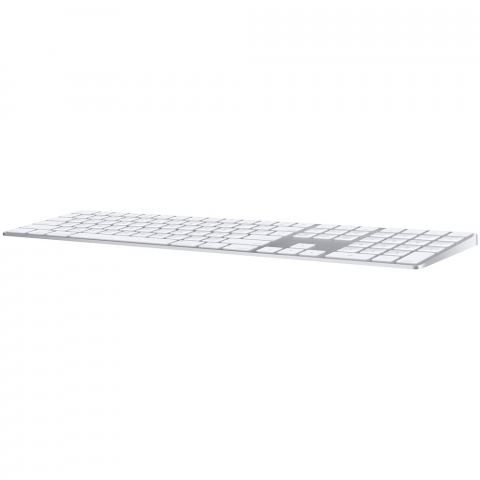 Tastatura Wireless APPLE Magic Keyboard cu numpad (2021), USB, Bluetooth, Layout INT English, alb [2]