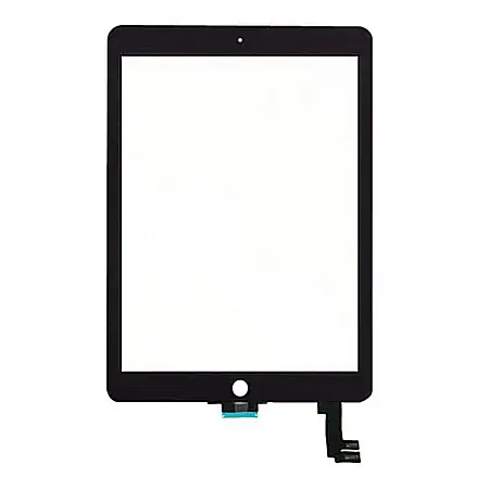 Piese & Accesorii iPad - Touchscreen compatibil cu tableta Apple iPad Air 2 (A1566, A1567) - Negru, Fara buton