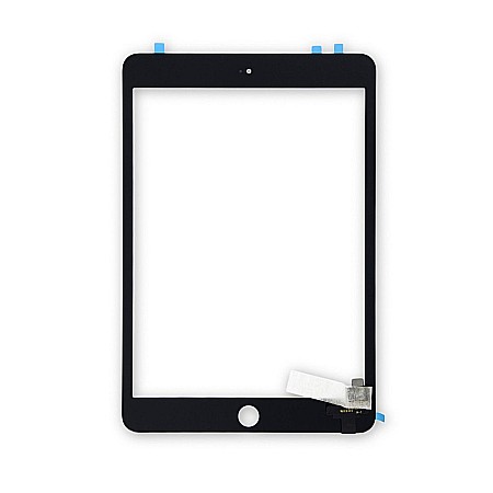 iPad mini (3rd gen) - Touchscreen compatibil cu iPad Mini 3 A1599, A1600, A1601, Fara buton - Negru
