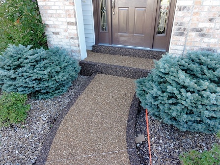 Covor de piatra decorativa