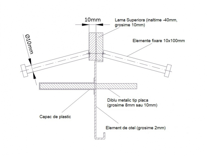 Rost metalic clasic / liniar [7]