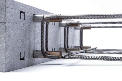 Rosturi metalice - Cadru Prefabricat pentru armare modulară - Conectori termoizolatori pentru balcoane