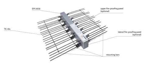 Cadru Prefabricat pentru armare modulară - Conectori termoizolatori pentru balcoane [1]