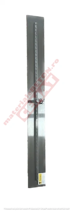 Beton amprentat - Finisor de otel cu capete drepte