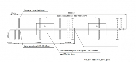 Rost metalic clasic / liniar [7]