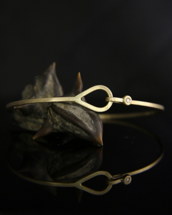 Brățară Nora - Aur Galben 14K cu Diamant Natural [5]