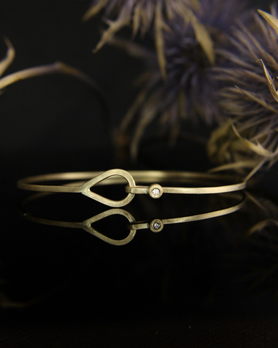 Brățară Nora - Aur Galben 14K cu Diamant Natural [3]