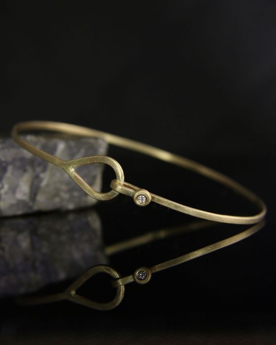 Brățară Nora - Aur Galben 14K cu Diamant Natural [4]