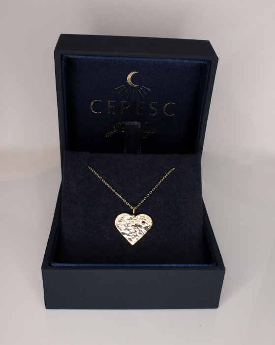 Colier Eridanus - Aur Galben 14K cu Rubin Natural [5]