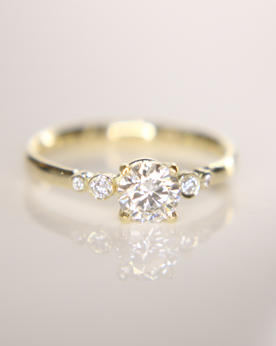 Inel de logodnă Antares - Aur Galben 14K cu Diamant Lab Grown [3]