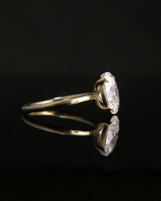 Inel de logodnă Vela - Aur Galben 14K cu Diamant Lab Grown [5]