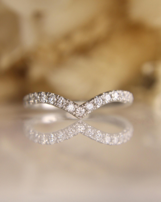 Verighete Libra - Platina cu Diamante Naturale [4]