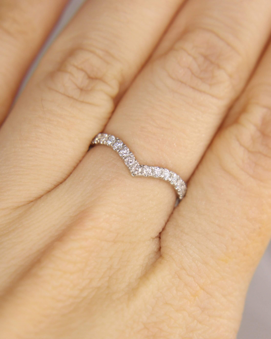 Verighete Libra - Platina cu Diamante Naturale [3]