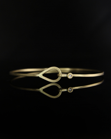 Brățări - Brățară Nora - Aur Galben 14K cu Diamant Natural