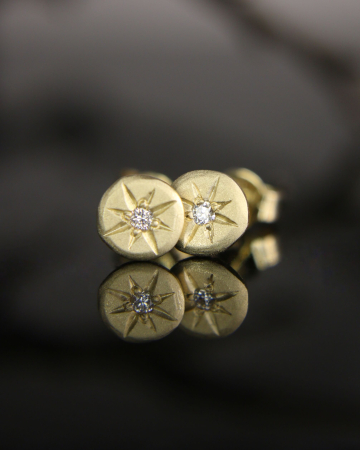 Cercei - Cercei Eris - Aur Galben 14K cu Diamante, Safire sau Smaralde