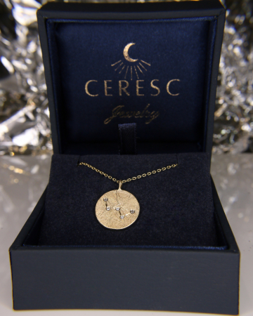 Colier Cassiopeia - Aur Galben 14K cu Diamante Naturale [4]
