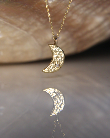 Bijuterii - Colier Ceresc - Aur Galben 14K cu Diamant Natural
