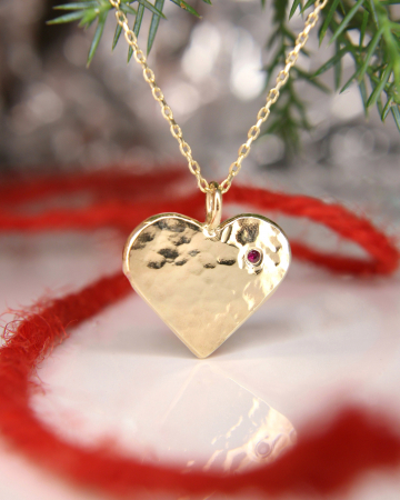 Bijuterii - Colier Eridanus - Aur Galben 14K cu Rubin Natural