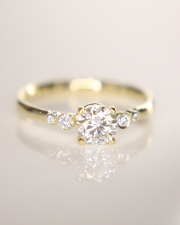 Inel de logodnă Antares - Aur Galben 14K cu Diamant Lab Grown [2]