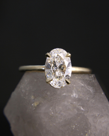 Inel de logodnă Vela - Aur Galben 14K cu Diamant Lab Grown [3]