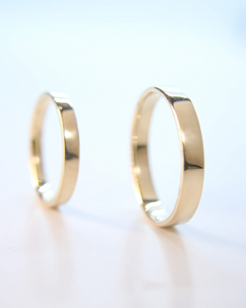 Verighete clasice - Verighete clasice din aur galben 14K - Auriga
