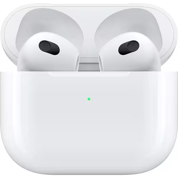 Casti AirPods 3, True Wireless, Bluetooth, In-Ear, Microfon, Carcasa Incarcare Lightning, alb [3]