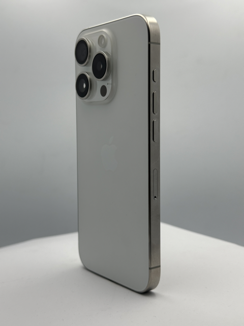 Apple iPhone 15 Pro, 128GB, White Titanium, Foarte bun [3]