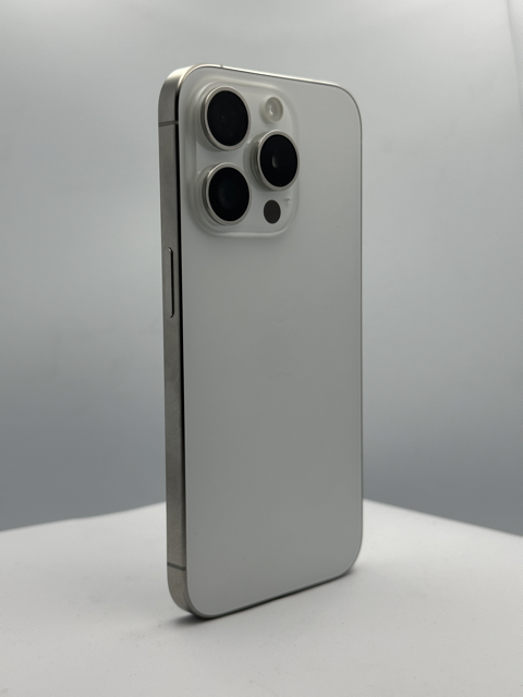 Apple iPhone 15 Pro, 128GB, White Titanium, Foarte bun [4]