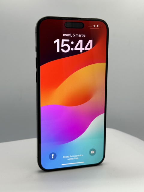 Apple iPhone 15 Pro Max, 512GB, Black Titanium, Foarte bun [5]