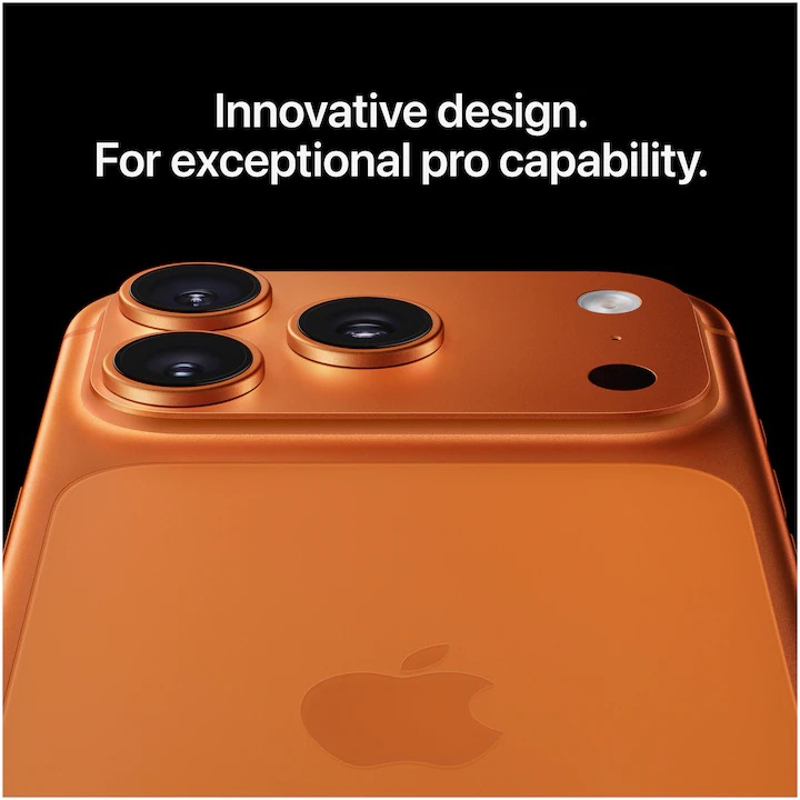 Apple iPhone 17 Pro, 256GB, Cosmic Orange, Nou [5]