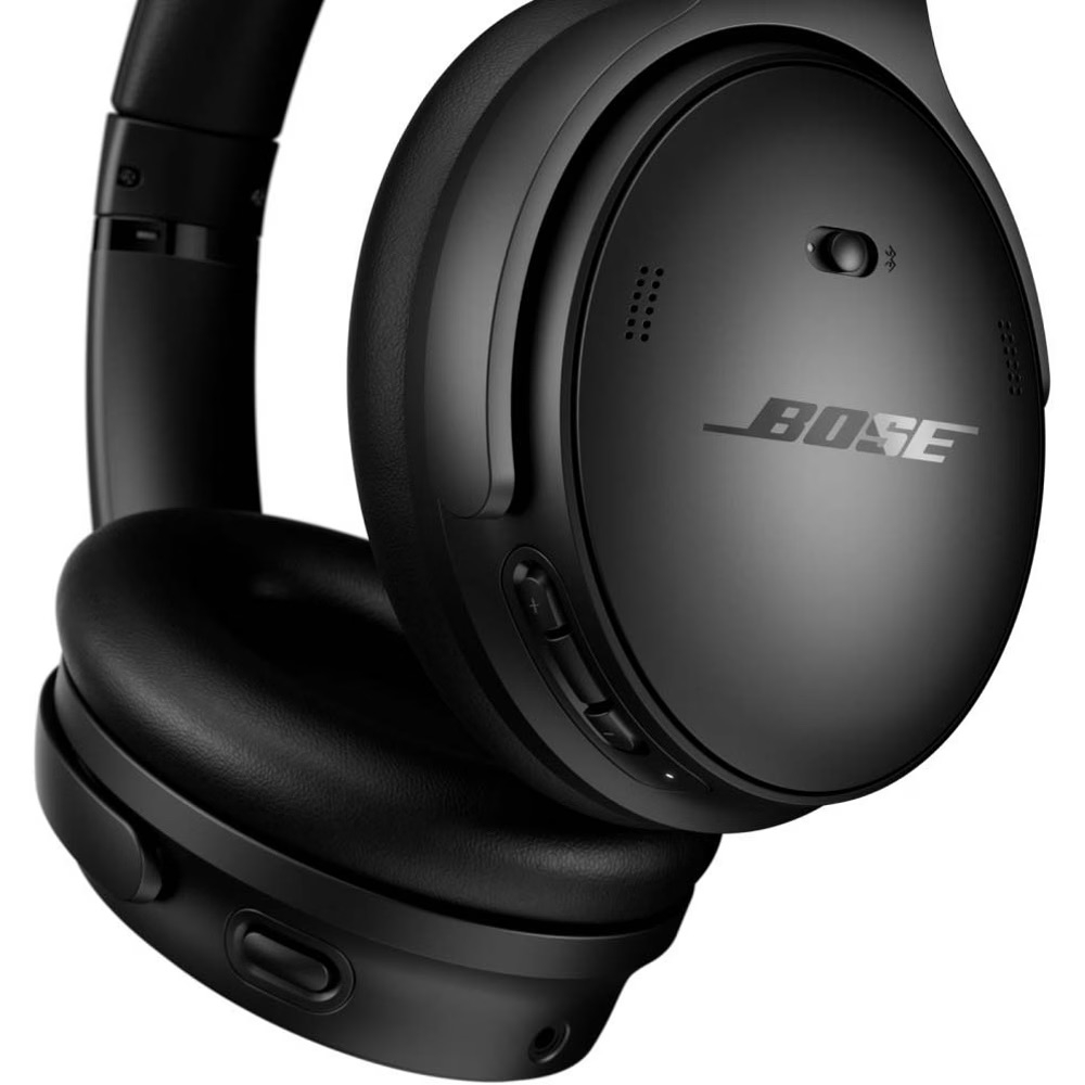 Casti BOSE QuietComfort Headphones, Bluetooth, Over-Ear, Microfon, Noise Cancelling, Negru [3]